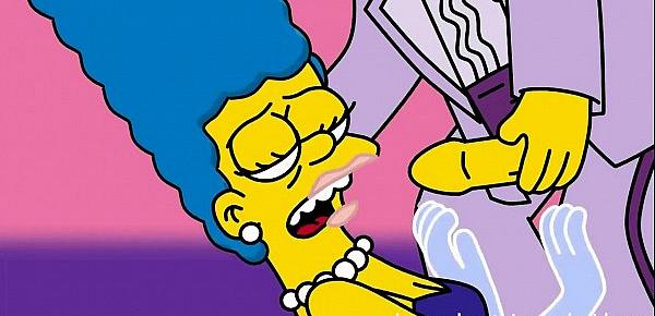  Simpsons Porn - Marge and Artie afterparty